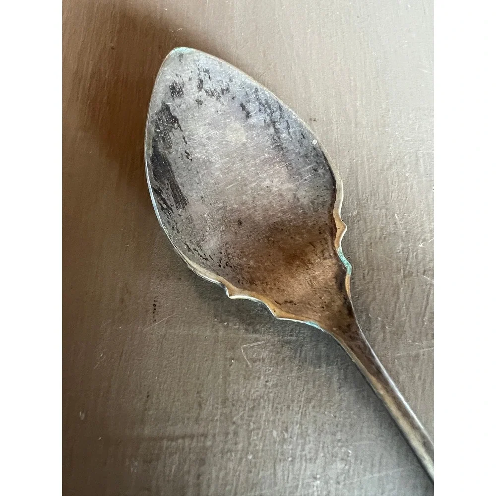 Vintage EPNS Silver Plated Salt Spoon 5
